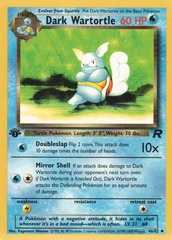 Dark Wartortle - 46/82 - Uncommon - 1st Edition